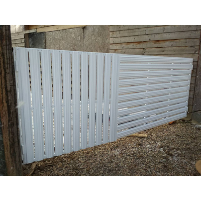 Металлический штакетник «ТРАПЕЦИЯ», покрытие полиэстер, двухстороннее матовое ЭКОНОМ