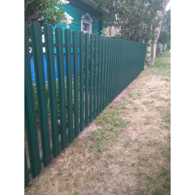 Металлический штакетник «ТРАПЕЦИЯ», покрытие полиэстер, двухстороннее матовое ЭКОНОМ