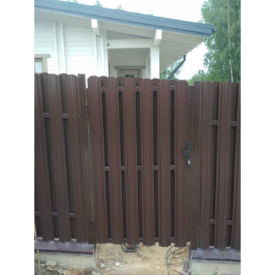 Металлический штакетник «ТРАПЕЦИЯ», покрытие полиэстер, двухстороннее глянцевое СТАНДАРТ