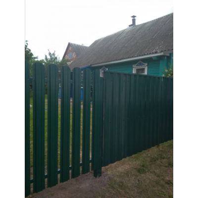 Металлический штакетник «ТРАПЕЦИЯ», покрытие полиэстер, двухстороннее глянцевое СТАНДАРТ