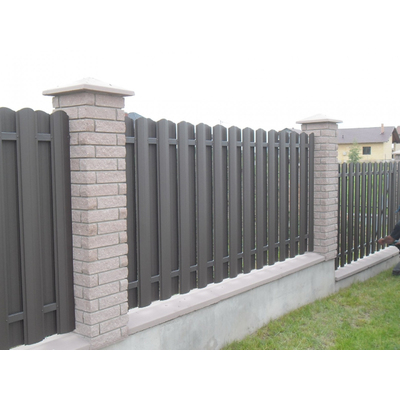 Металлический штакетник «ЕВРОПЛАНКА», покрытие полиэстер, двухстороннее глянцевое СТАНДАРТ