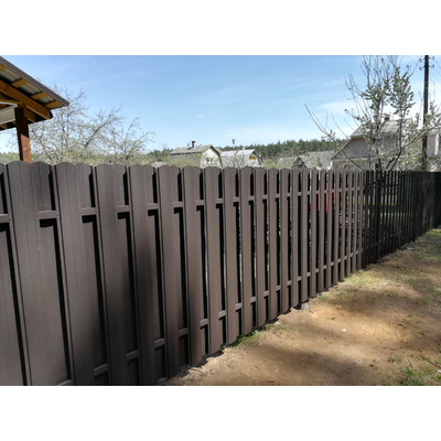 Металлический штакетник «ЕВРОПЛАНКА», покрытие полиэстер, одностороннее матовое ЭКОНОМ