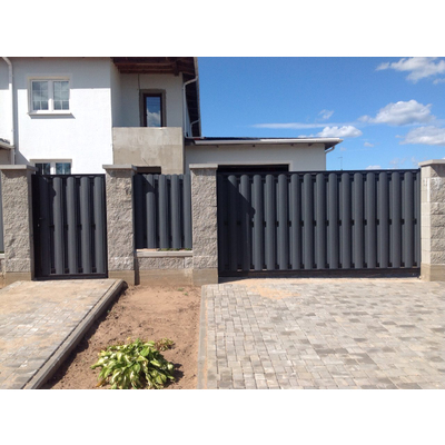 Металлический штакетник «ЕВРОПЛАНКА», покрытие полиэстер, двухстороннее матовое СТАНДАРТ