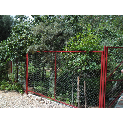 Оцинкованная сетка рабица для забора д. 1,8 высотой 1,2 м