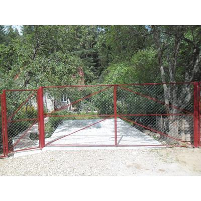 Оцинкованная сетка рабица для забора д. 1,8 высотой 1,5 м