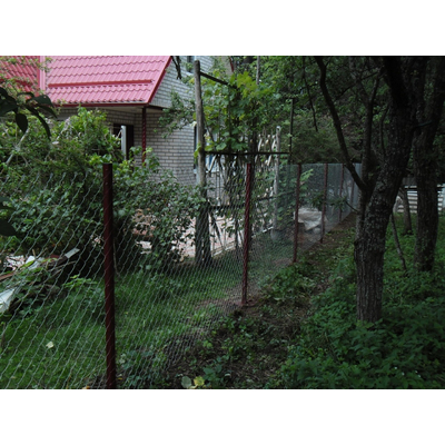 Оцинкованная сетка рабица для забора д. 1,8 высотой 1,5 м