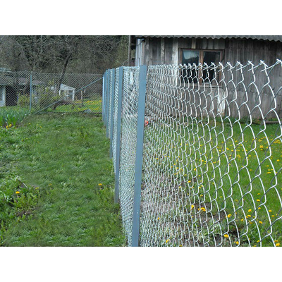 Оцинкованная сетка рабица для забора д. 1,6 высотой 2,0 м
