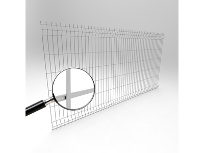 Панель 3D оцинкованная 3/4. Высота 2 метра