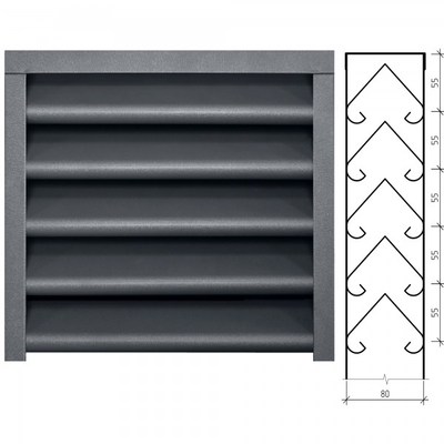 Жалюзи «Твинго», глянец двухсторонний