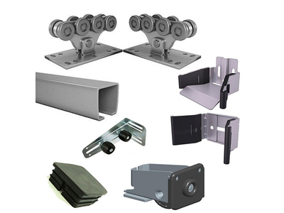 КОМПЛЕКТ ФУРНИТУРЫ ALUTECH SGN.01 (ДО 450 КГ) с не оцинкованной шиной 7 м.п